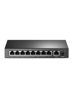 Switch TP-LINK TL-SF1009P, 8 porturi, PoE+, Black