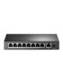 Switch TP-LINK TL-SF1009P, 8 porturi, PoE+, Black