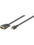 Cablu OEM HDMI la DVI-D tata 51580, 18+1 pini, 1.8m