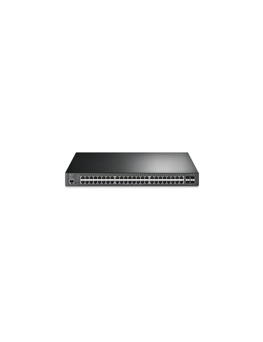 Switch TP-LINK JetStream TL-SG3452P, 48 porturi, PoE, Black