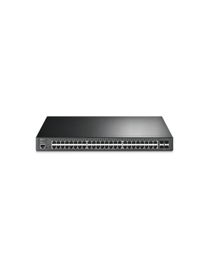 Switch TP-LINK JetStream TL-SG3452P, 48 porturi, PoE, Black