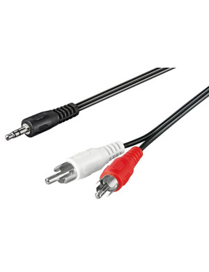 Cablu OEM Jack 3.5mm la 2 x RCA tata 51650, 3 metri