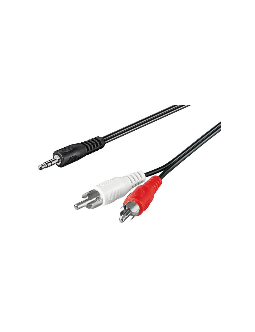 Cablu OEM Jack 3.5mm la 2 x RCA tata 51650, 3 metri