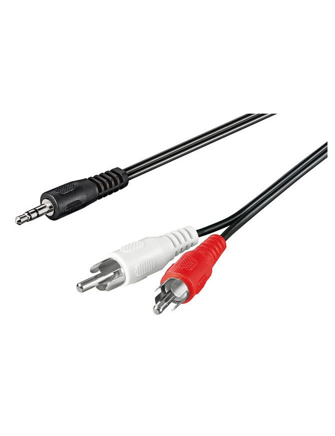 Cablu OEM Jack 3.5mm la 2 x RCA tata 51650, 3 metri