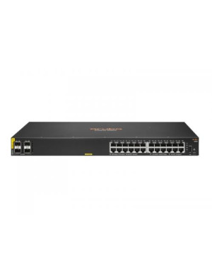 Switch HP Aruba 6000 24G 4SFP Class4 R8N87A, 24 Porturi, PoE, Black