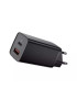 Incarcator retea BASEUS GaN2 Lite CCGAN2L-B01, 65W, USB, USB Type-C, QuickCharge, negru