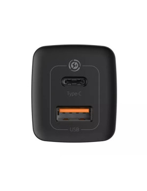 Incarcator retea BASEUS GaN2 Lite CCGAN2L-B01, 65W, USB, USB Type-C, QuickCharge, negru