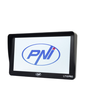 Sistem de navigatie GPS PNI L710 PRO cu parasolar, 7 inch, 800 MHz, 256MB DDR, 16GB memorie interna, FM transmitter, Black