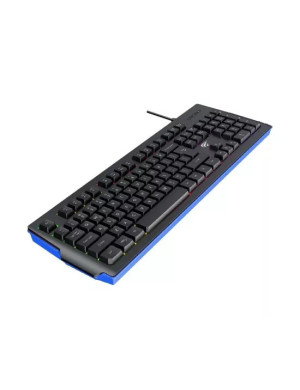Tastatura gaming cu fir HAVIT KB866L RGB, USB, Black/Blue