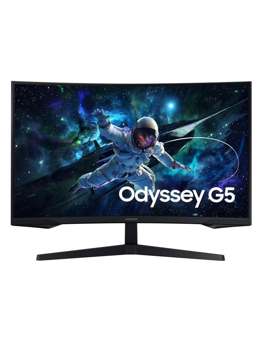 Monitor Gaming LED Curbat SAMSUNG Odyssey G55C LS27CG552EUXEN, 27" QHD VA, 165 Hz, 1 ms, Black