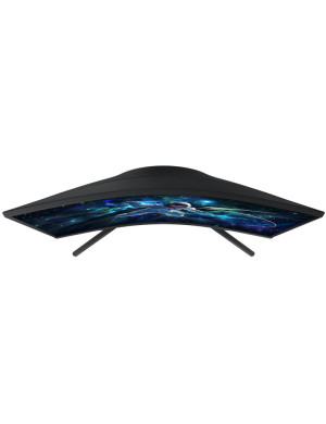 Monitor Gaming LED Curbat SAMSUNG Odyssey G55C LS27CG552EUXEN, 27" QHD VA, 165 Hz, 1 ms, Black