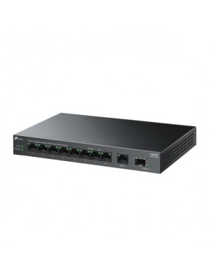 Switch TP-LINK LS1210GP, 8 porturi, PoE+, Black