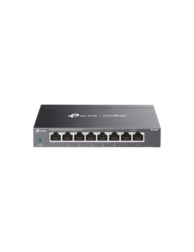 Switch TP-LINK DS108G, 8 porturi, Black