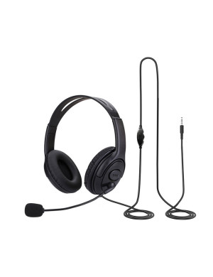 Casti cu microfon OEM HS MM01-HCT, Jack 3.5 mm, Black