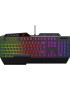 Tastatura gaming cu fir HAVIT KB488L, RGB, USB, Black
