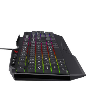 Tastatura gaming cu fir HAVIT KB488L, RGB, USB, Black
