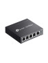 Switch TP-LINK ES205GP, 5 porturi (4 PoE+), Black