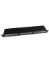 Patch panel Gembird Cat.5E 24 port shielded 19 1U black NPP-C524-002