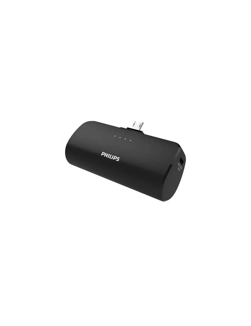 Acumulator Extern PHILIPS PH-DLP2510U, 2500 mAh, 9.25 W, cu conector micro-USB, Black