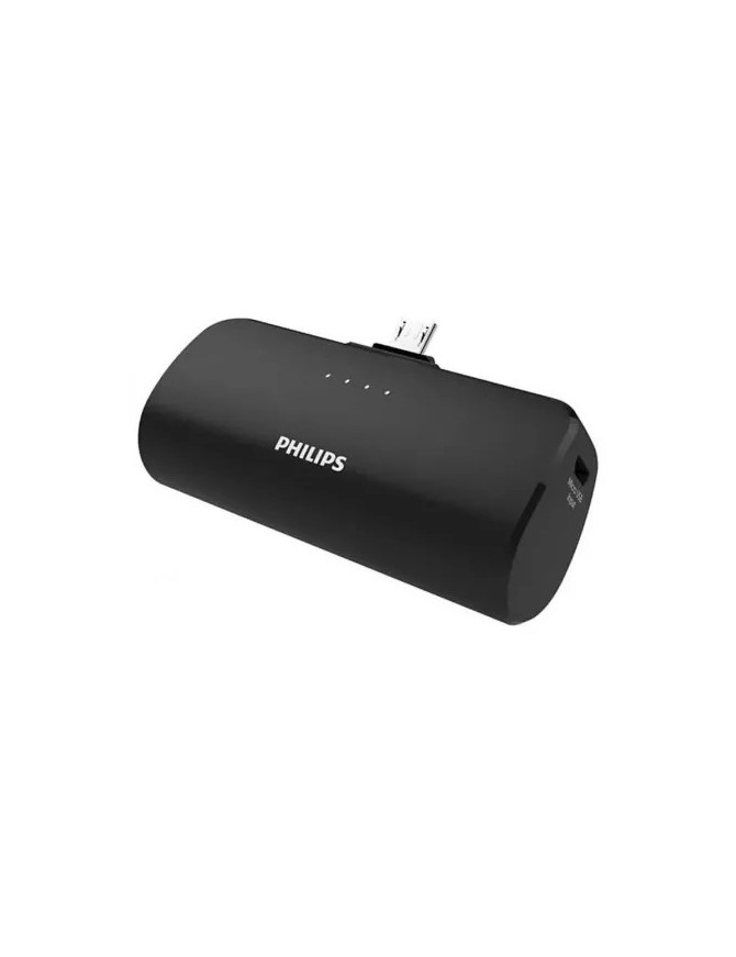 Acumulator Extern PHILIPS PH-DLP2510U, 2500 mAh, 9.25 W, cu conector micro-USB, Black