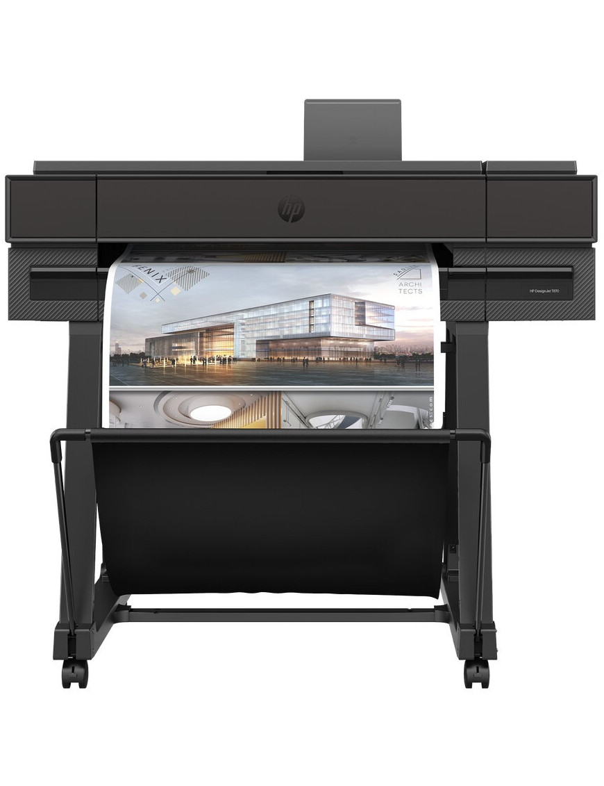 Plotter HP DesignJet T870, 24 inch, A1, Black