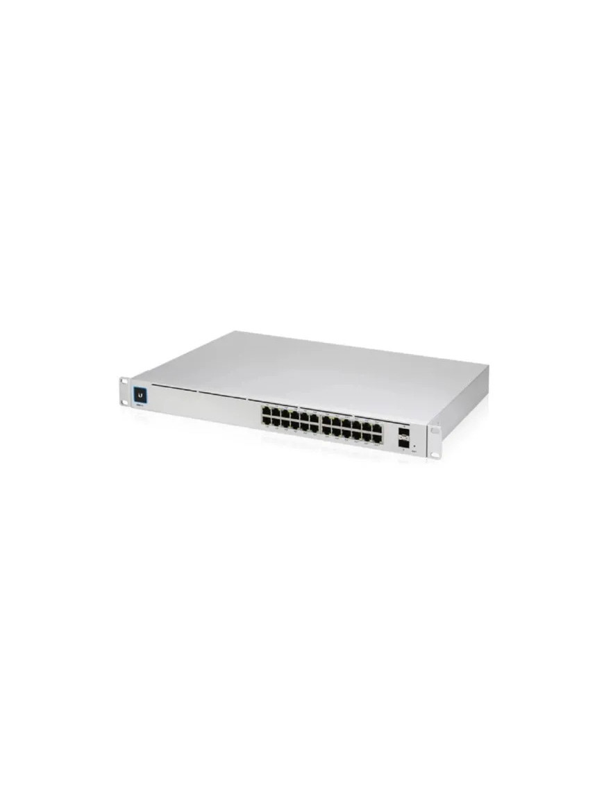 Switch PoE UBIQUITI UniFi Switch PRO cu 24 porturi Gigabit, 2xSFP+, managed, rackabil - USW-PRO-24-POE, Silver