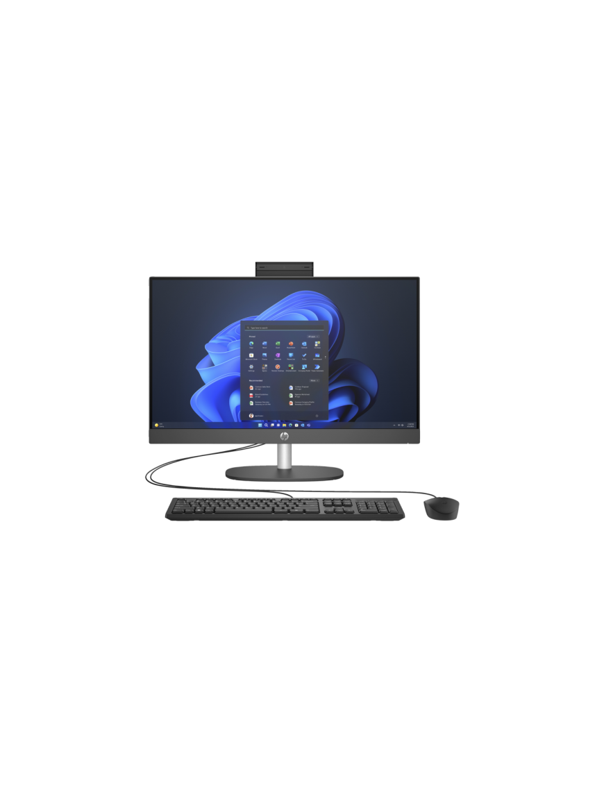 All-In-One HP ProOne 240 G10 AIO BY6U3ET, Intel Core Ultra 7 155U, 23.8 inch, RAM 16GB, SSD 512GB, Intel Graphics, Fara sistem d