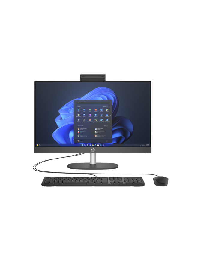 All-In-One HP ProOne 240 G10 AIO BY6U3ET, Intel Core Ultra 7 155U, 23.8 inch, RAM 16GB, SSD 512GB, Intel Graphics, Fara sistem d