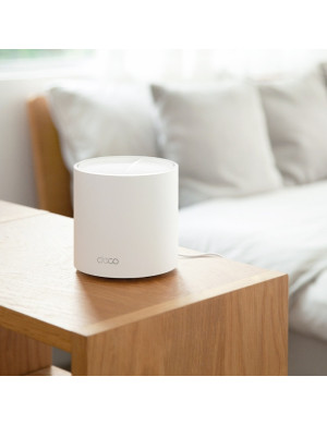 TP-Link Deco X50 (3-pack) Bandă dublă (2.4 GHz/ 5 GHz) Wi-Fi 6 (802.11ax) Alb Intern