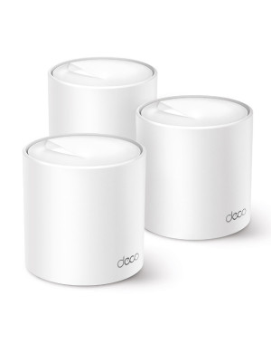TP-Link Deco X50 (3-pack) Bandă dublă (2.4 GHz/ 5 GHz) Wi-Fi 6 (802.11ax) Alb Intern