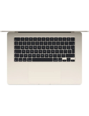 Laptop Apple MacBook Air 15 with Liquid Retina (2026) Z1LT000GY, Apple M5 10-core, 15.3 inch, RAM 32GB, SSD 512GB, Apple M5 10-core Graphics, Int KB, macOS, Starlight