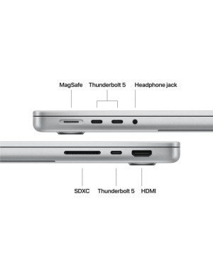 Laptop Apple MacBook Pro 14 Liquid Retina XDR (2026) MGDQ4RO/A, Apple M5 Max 18-core, 14.2 inch, RAM 36GB, SSD 2TB, Apple M5 Max