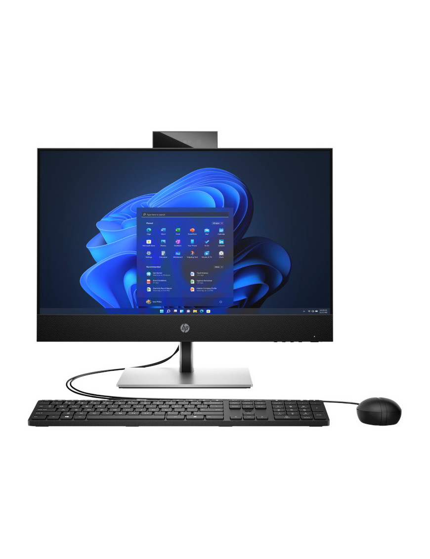All-In-One PC HP ProOne 440 G9 A55LWET, 23.8 inch FHD IPS, Intel® Core™ i7-14700T 1.3GHz Raptor Lake Refresh, 16GB RAM, 512GB SS