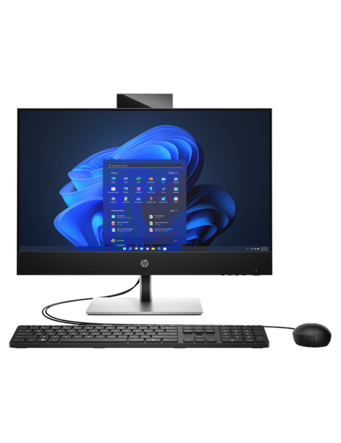 All-In-One PC HP ProOne 440 G9 A55LWET, 23.8 inch FHD IPS, Intel® Core™ i7-14700T 1.3GHz Raptor Lake Refresh, 16GB RAM, 512GB SS