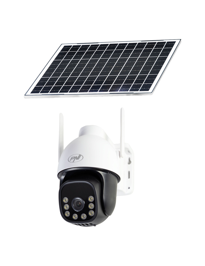 Kit camera de supraveghere + panou solar PNI PNI-IP74L, 4MP, 4G, 16000 mAh