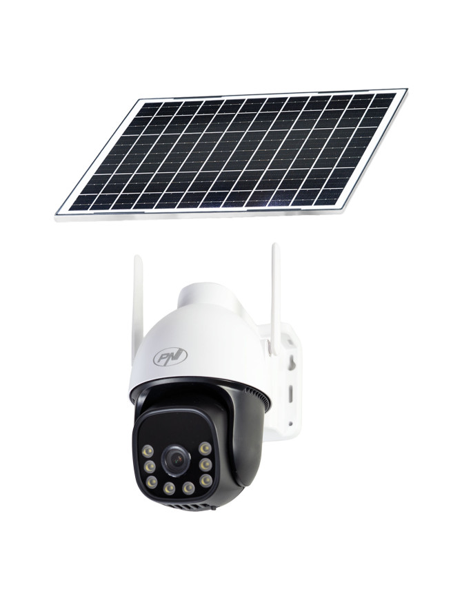 Kit camera de supraveghere + panou solar PNI PNI-IP74L, 4MP, 4G, 16000 mAh