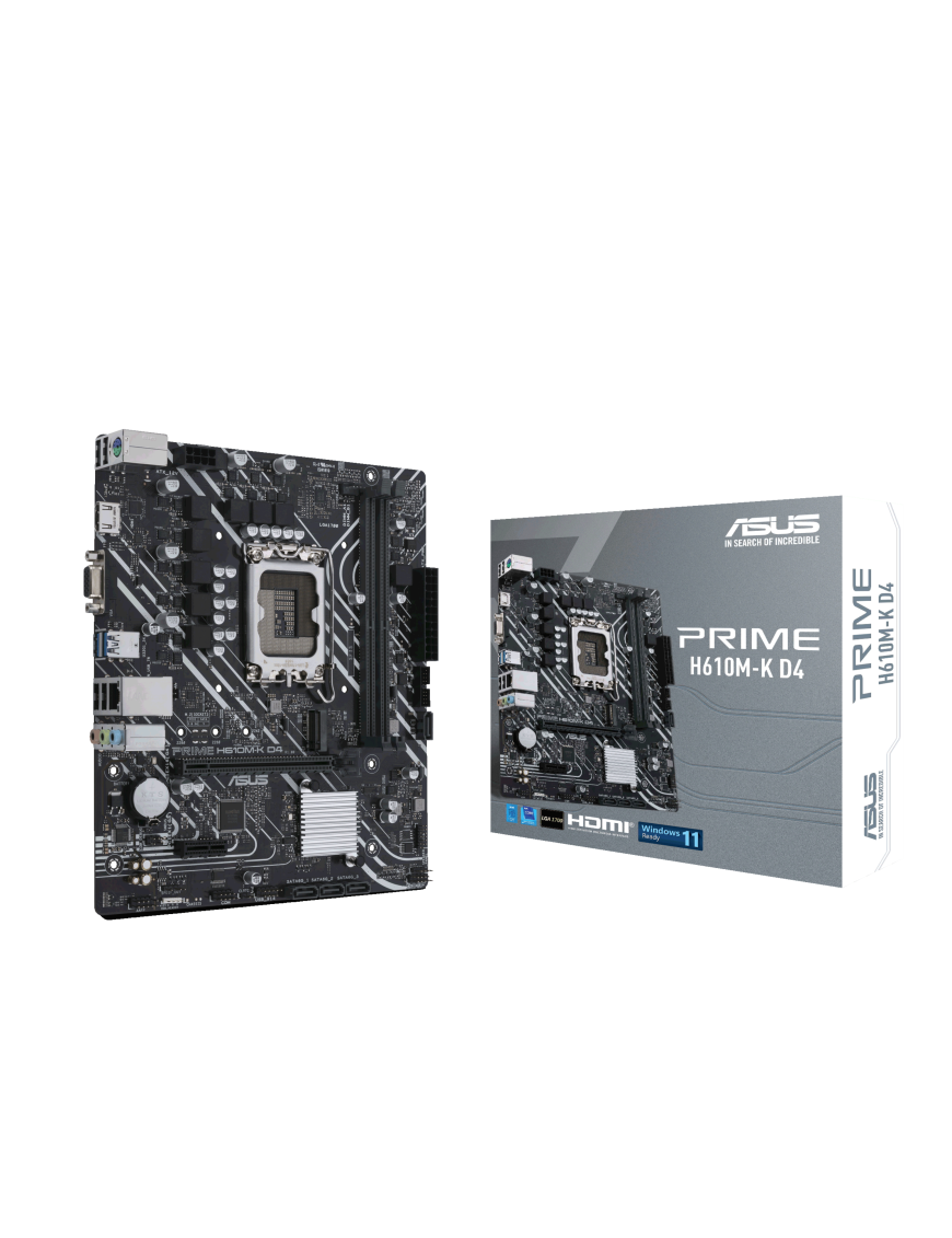 ASUS PRIME H610M-K D4 Intel H610 LGA 1700 micro-ATX