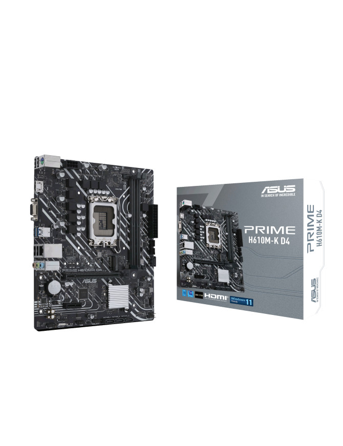 ASUS PRIME H610M-K D4 Intel H610 LGA 1700 micro-ATX