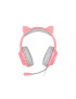 Căști gaming cu microfon pentru copii KRUGER & MATZ KM0658, Pink
