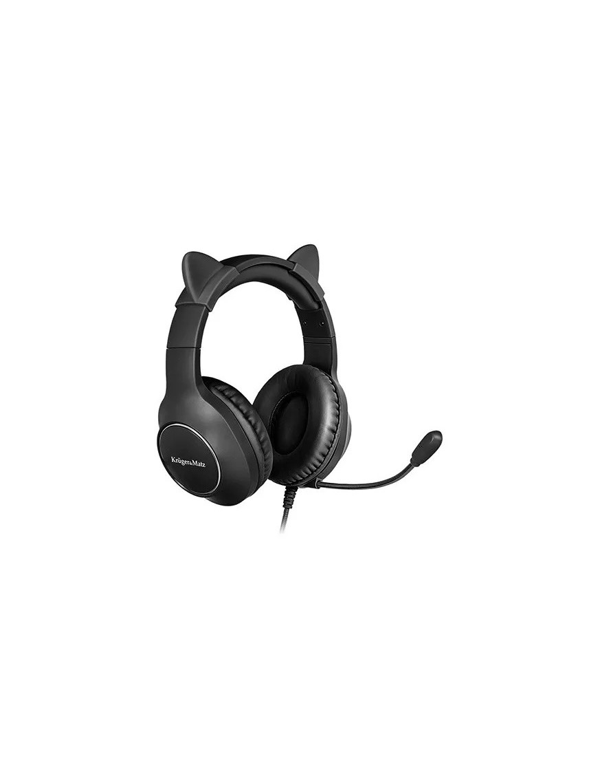 Căști gaming cu microfon pentru copii KRUGER & MATZ KM0659, Black