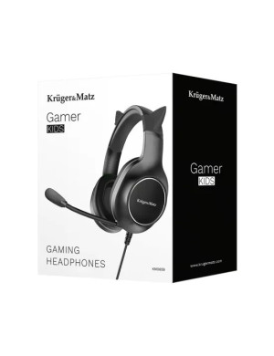 Căști gaming cu microfon pentru copii KRUGER & MATZ KM0659, Black