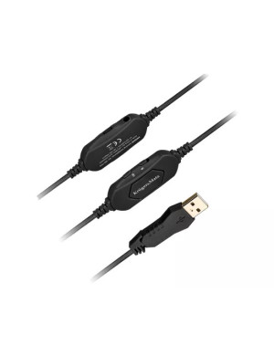 Căști gaming KRUGER & MATZ Warrior GH-100 PRO RGB Black KM0660
