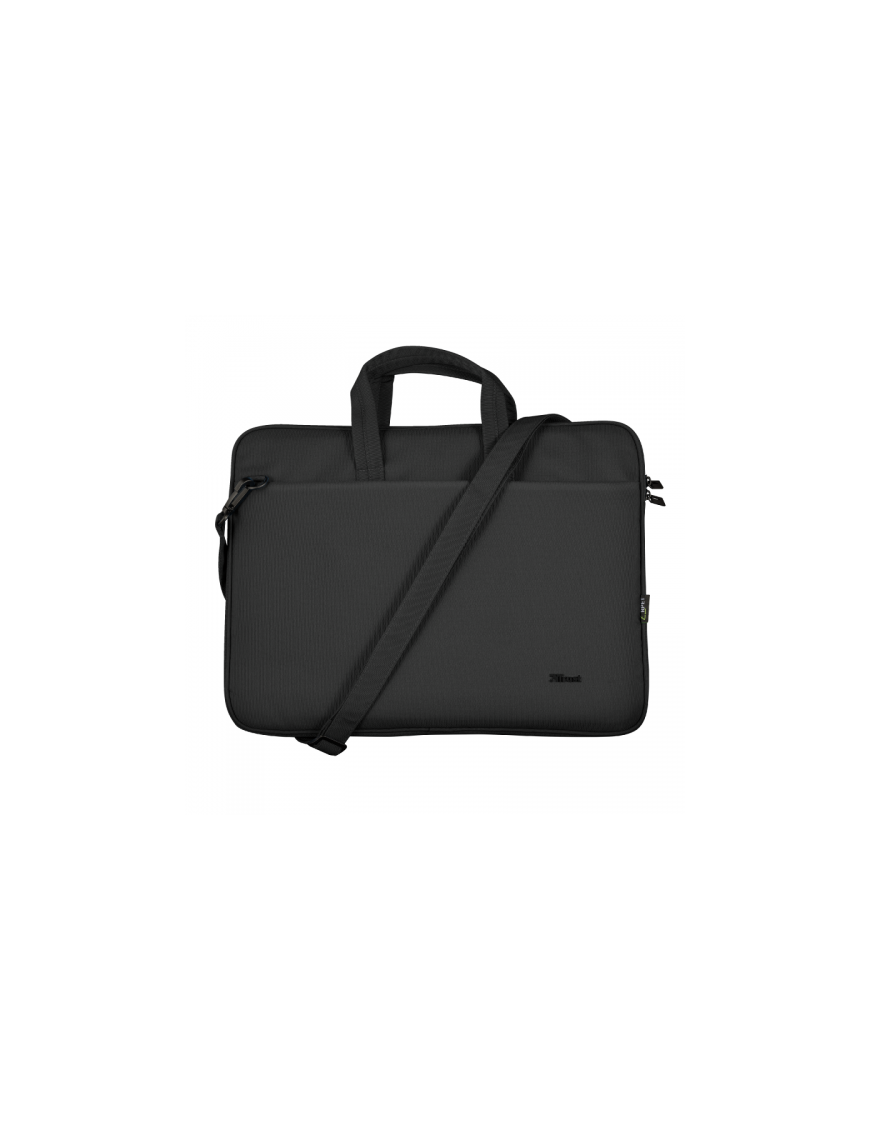 Geanta laptop TRUST Bologna Bag ECO Slim TR-24447, 16", Black