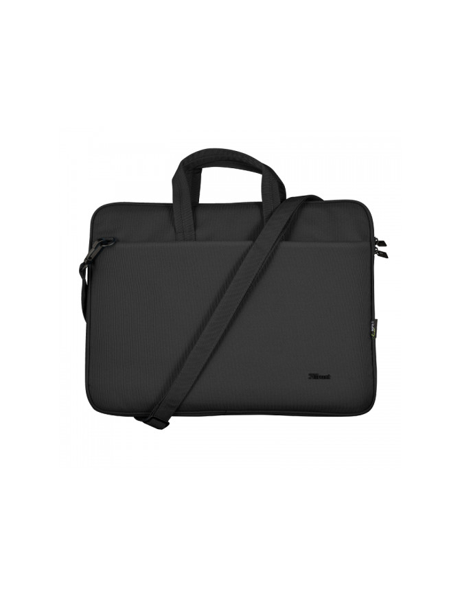 Geanta laptop TRUST Bologna Bag ECO Slim TR-24447, 16", Black