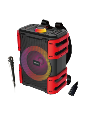 Boxa portabila AKAI FMT-26BT, 30W, Bluetooth 5.4, RGB, Black