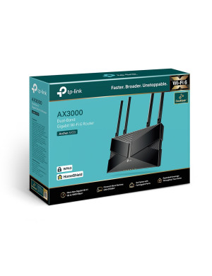 TP-Link Archer AX53 router wireless Gigabit Ethernet Bandă dublă (2.4 GHz/ 5 GHz) Negru