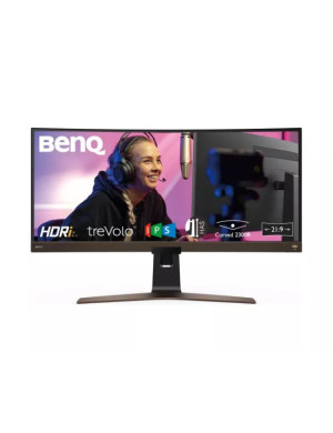 Monitor LED curbat BENQ EW3880R, 37.5", UWQHD+, IPS, HDR, USB-C, 60Hz, 4 ms, Black