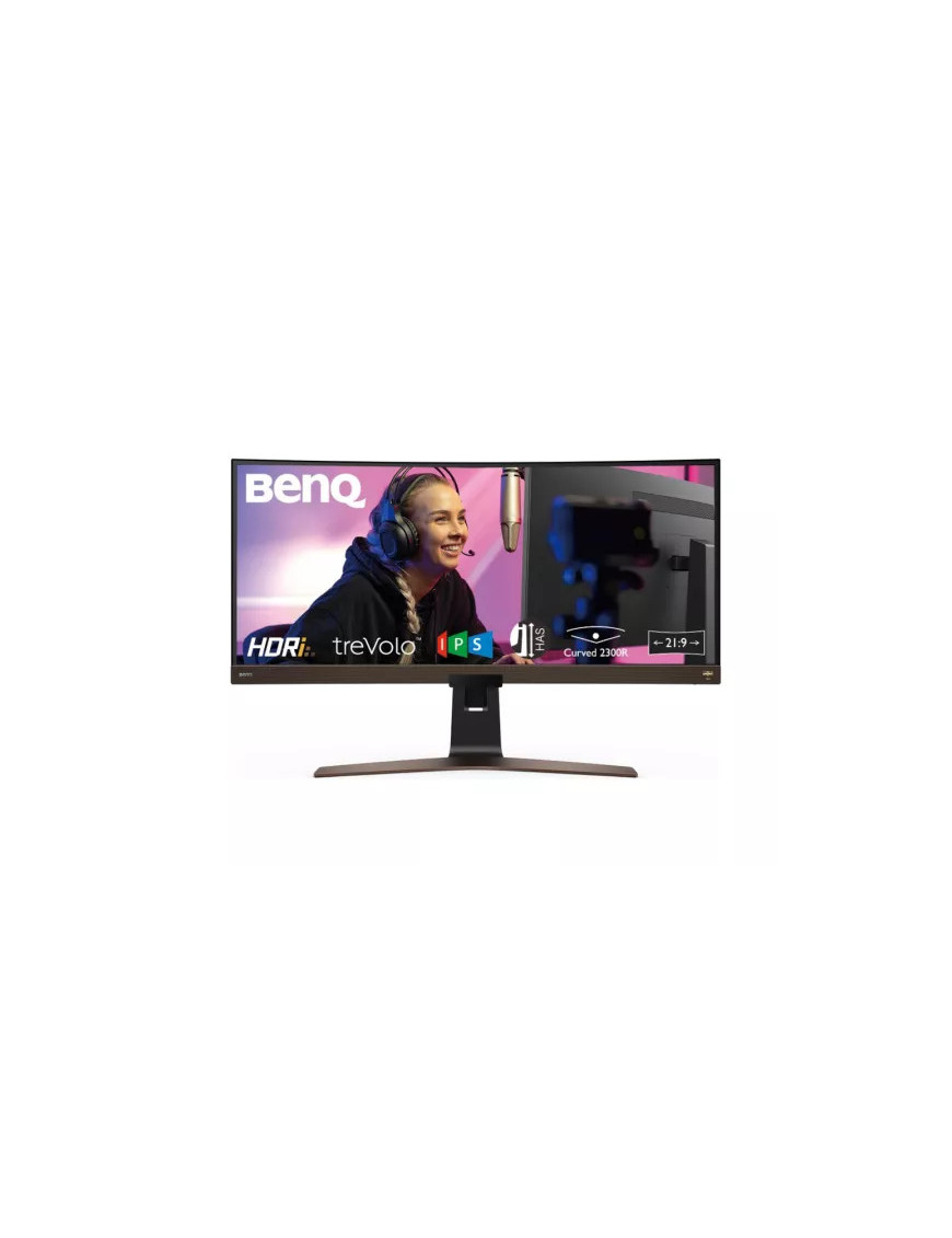 Monitor LED curbat BENQ EW3880R, 37.5", UWQHD+, IPS, HDR, USB-C, 60Hz, 4 ms, Black