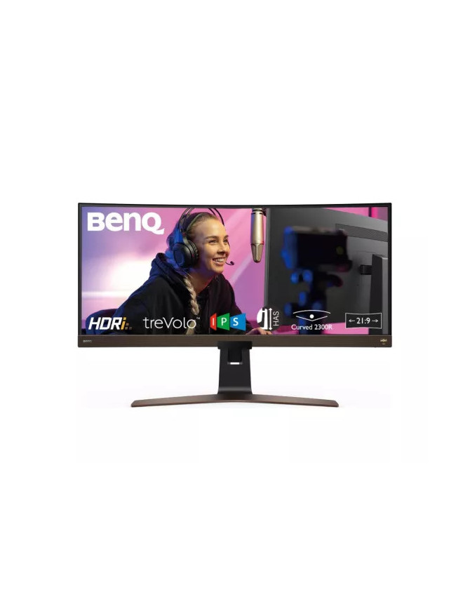 Monitor LED curbat BENQ EW3880R, 37.5", UWQHD+, IPS, HDR, USB-C, 60Hz, 4 ms, Black