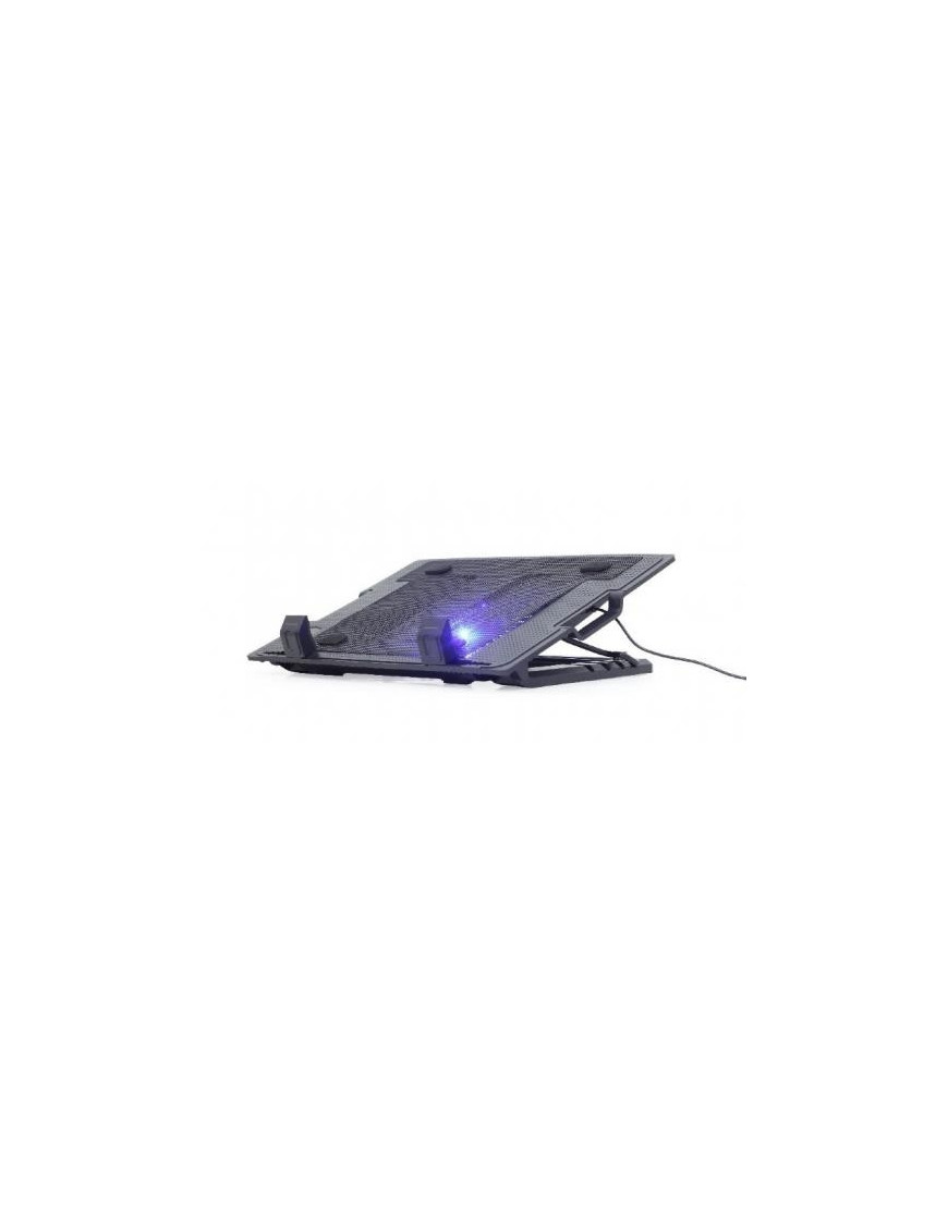 Cooler laptop Pad GEMBIRD NBS-1F17T-01, 17", Black